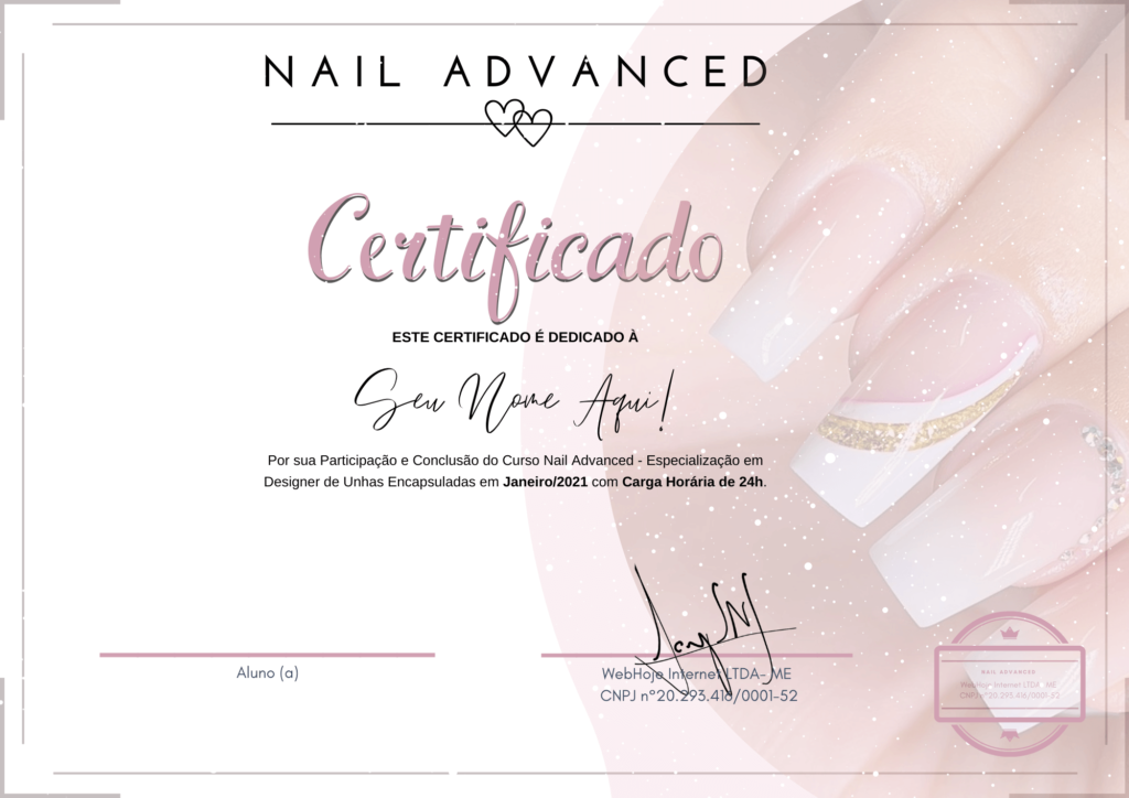 Curso de Nail Designer Online com Certificado - wide 10
